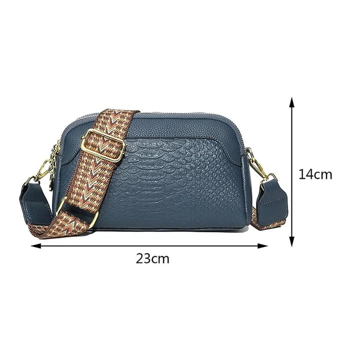 Ilaria® | Elegant Charm Mini Crossbody Bag with Crocodile Pattern