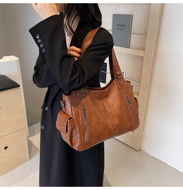 Novira™ – Timeless Leather Tote Bag