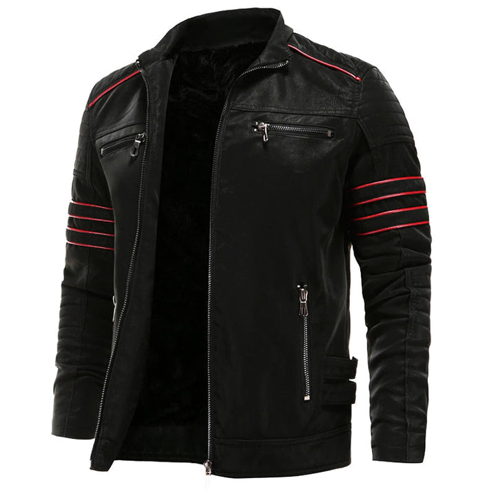 Ivo - Elegant Leather Jacket for Men