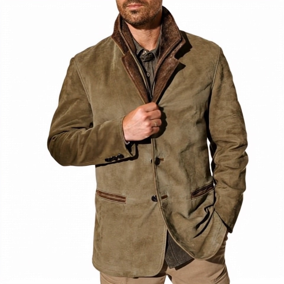 Oliver Vintage Buckskin Leather Jacket