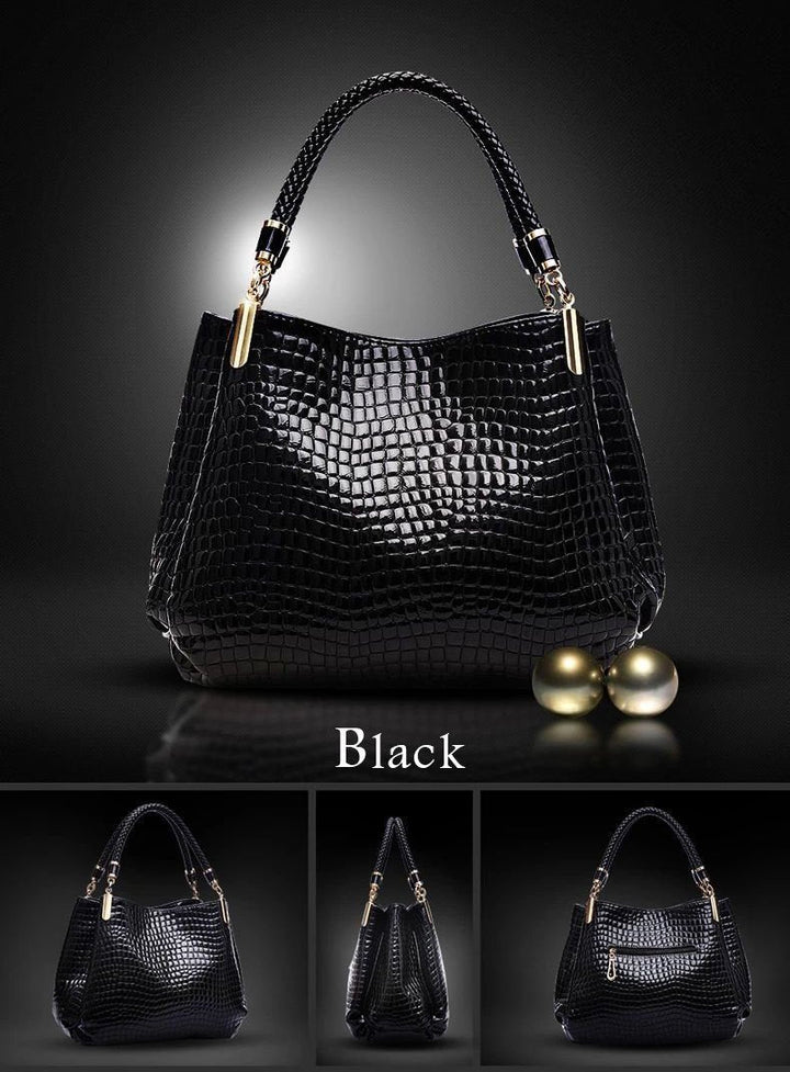 Bellina® | Durable Elegance Handbag with Crocodile Pattern