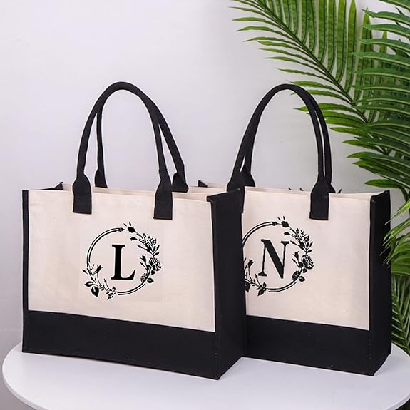 Mariangela® | Personalized Tote Bag with Letter