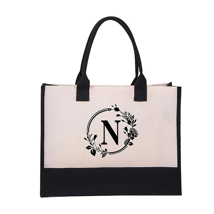 Mariangela® | Personalized Tote Bag with Letter