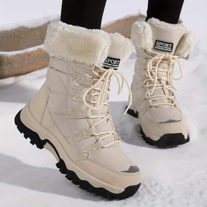 Maya - Waterproof Insulated Snow Boots with Faux Fur