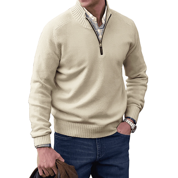 Noah - Cashmere Sweater with Zipper