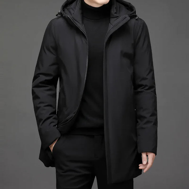 Jacob Heritage Hooded Overcoat