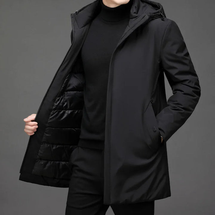 Jacob Heritage Hooded Overcoat