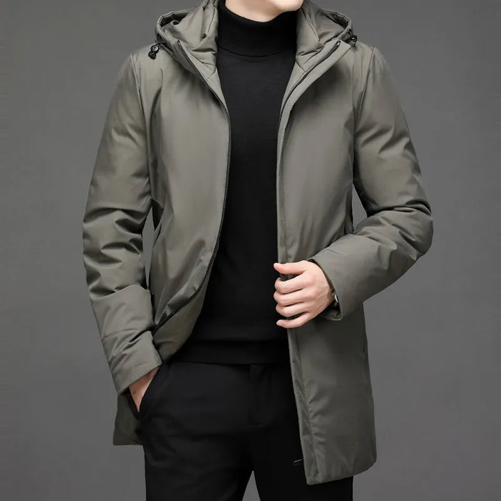 Jacob Heritage Hooded Overcoat