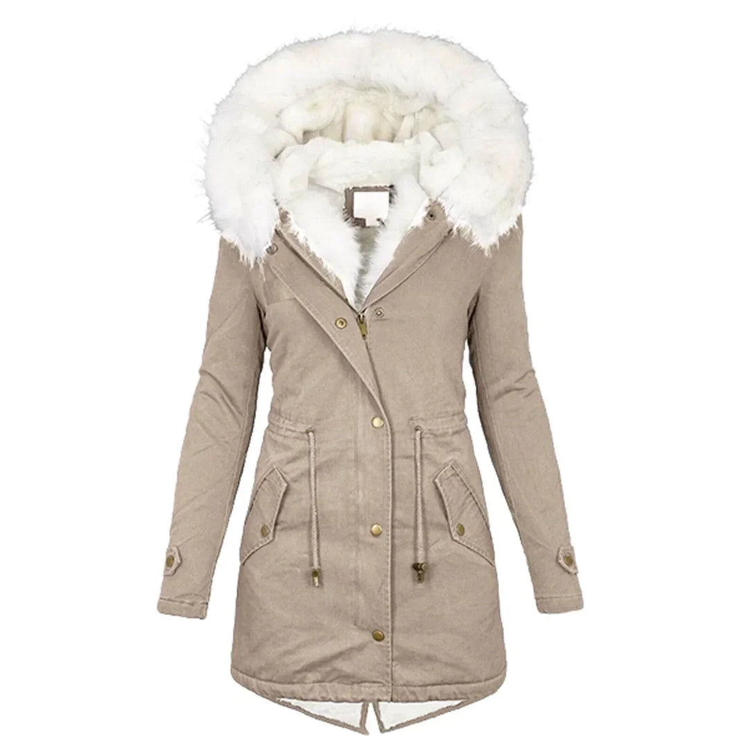 Giulia - Winter coat with fur lining