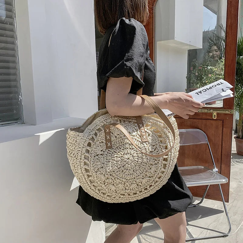 Natalia® | Multi-functional Straw Crossbody Bag