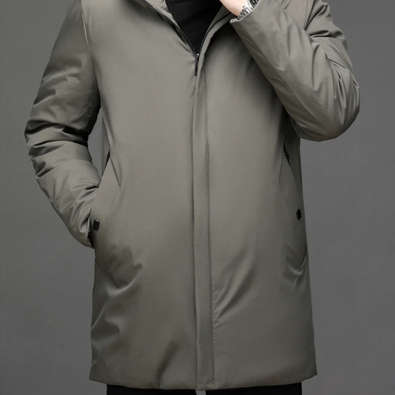 Jacob Heritage Hooded Overcoat