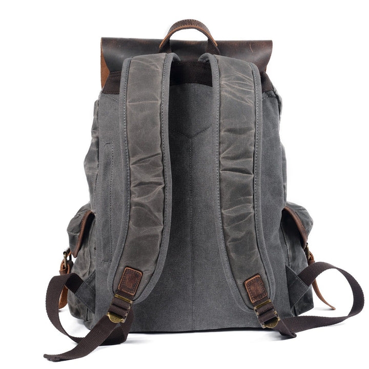 Linen leather backpack | SALZBURG