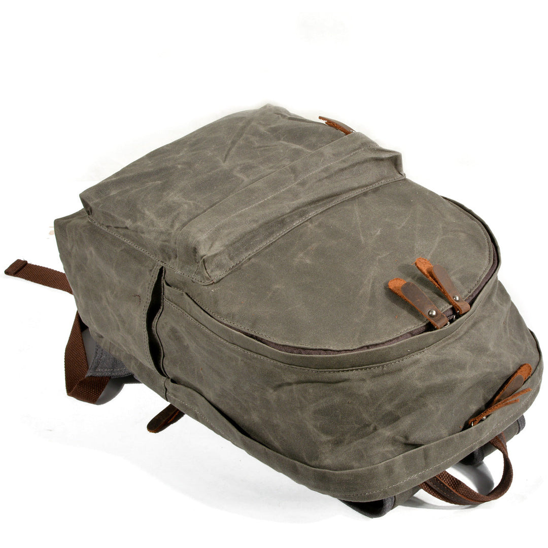 Vintage Canvas Backpack | AMSTERDAM