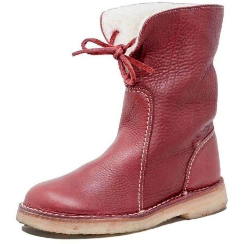 Leni Step Inn Boots with Fleece Lining