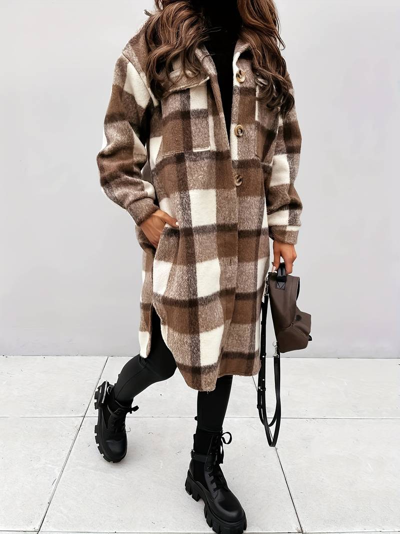 Rika | Trendy Checked Jacket