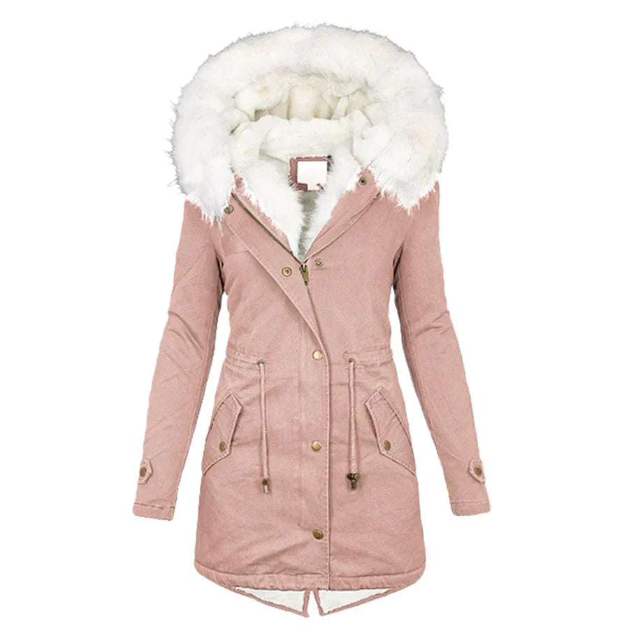 Giulia - Winter coat with fur lining