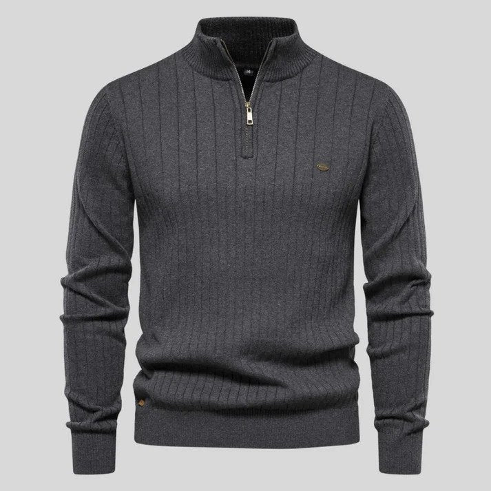 Benjamin Premium Half Zip Sweater