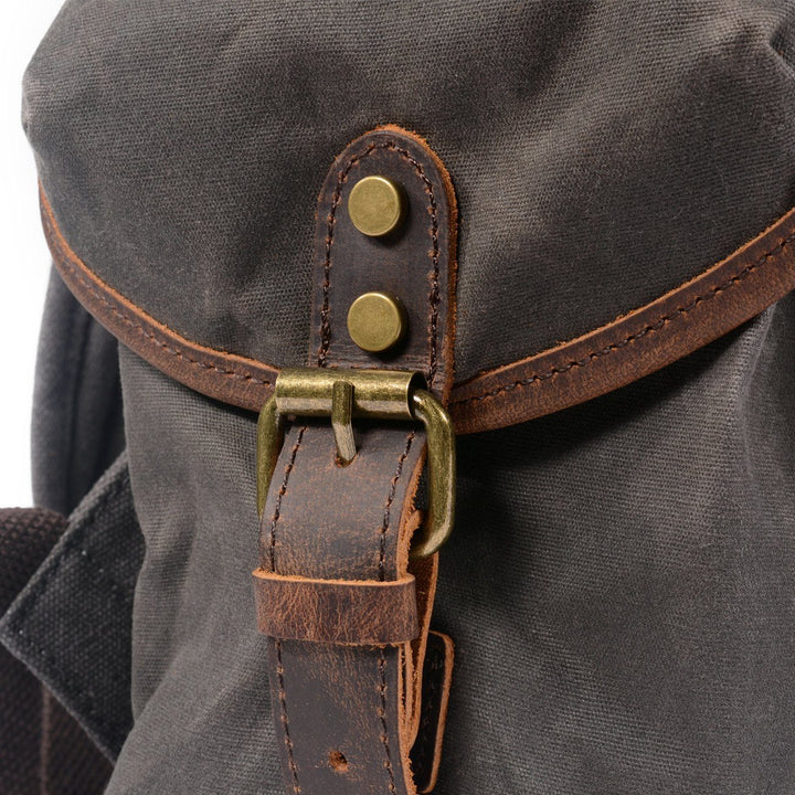 Linen leather backpack | SALZBURG