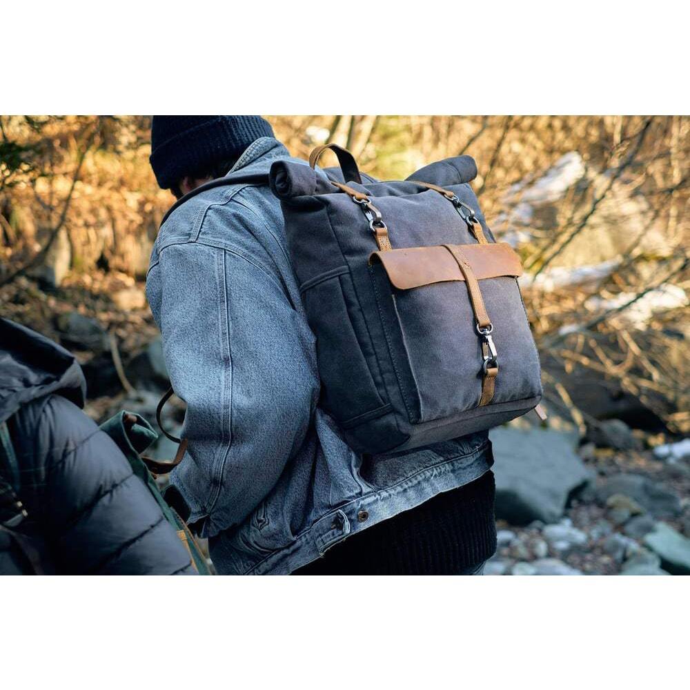 Retro Canvas Backpack | ZURICH